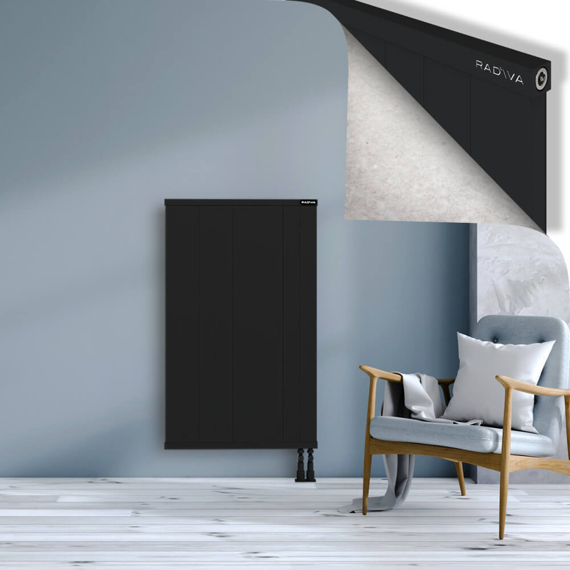 RIO Dekoratif Alüminyum Radyatör 1200x904 Siyah