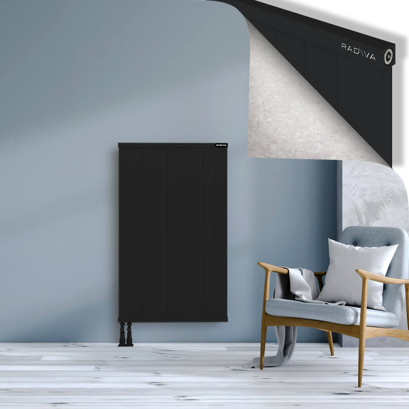 RIO Dekoratif Alüminyum Radyatör 1200x904 Siyah