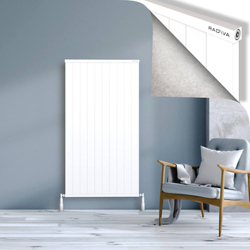 Radiva - Rio Dekoratif Alüminyum Radyatör 1500x1004 Beyaz