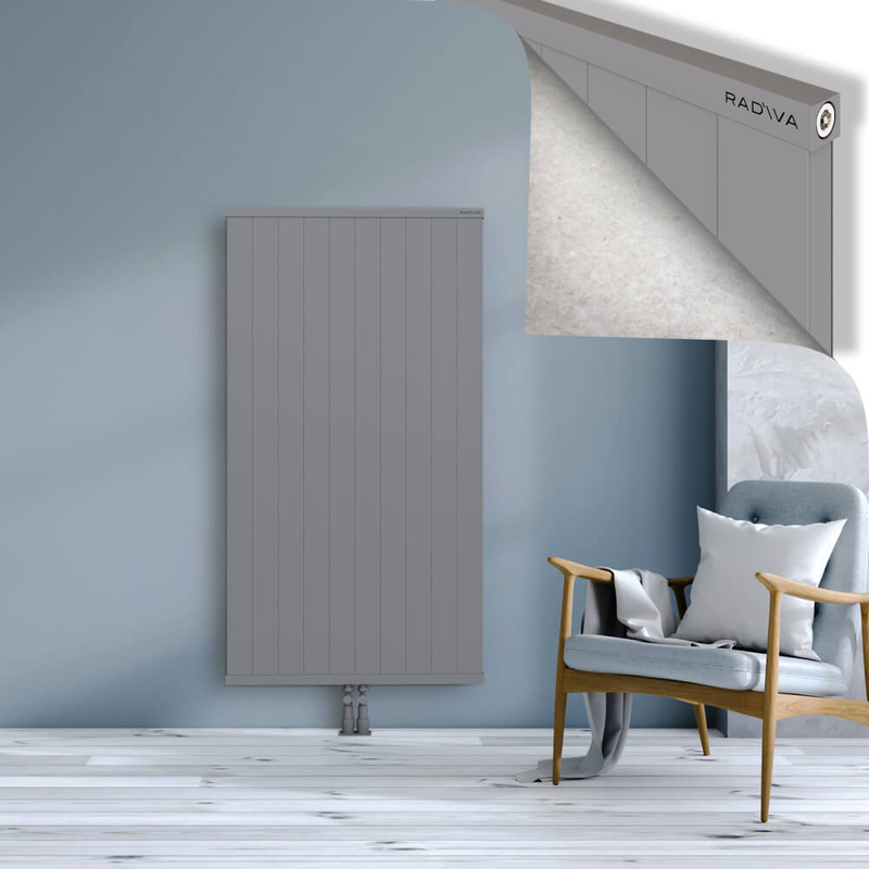 RIO Dekoratif Alüminyum Radyatör 1500x1004 Gri