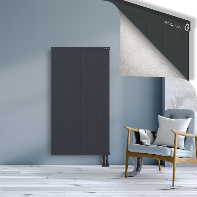 RIO Dekoratif Alüminyum Radyatör 1500x1004 Koyu Antrasit