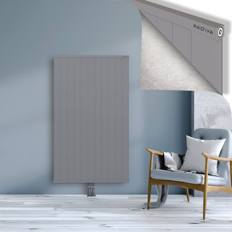 RIO Dekoratif Alüminyum Radyatör 1500x1104 Gri