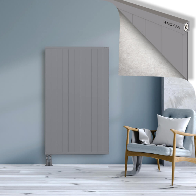 RIO Dekoratif Alüminyum Radyatör 1500x1104 Gri