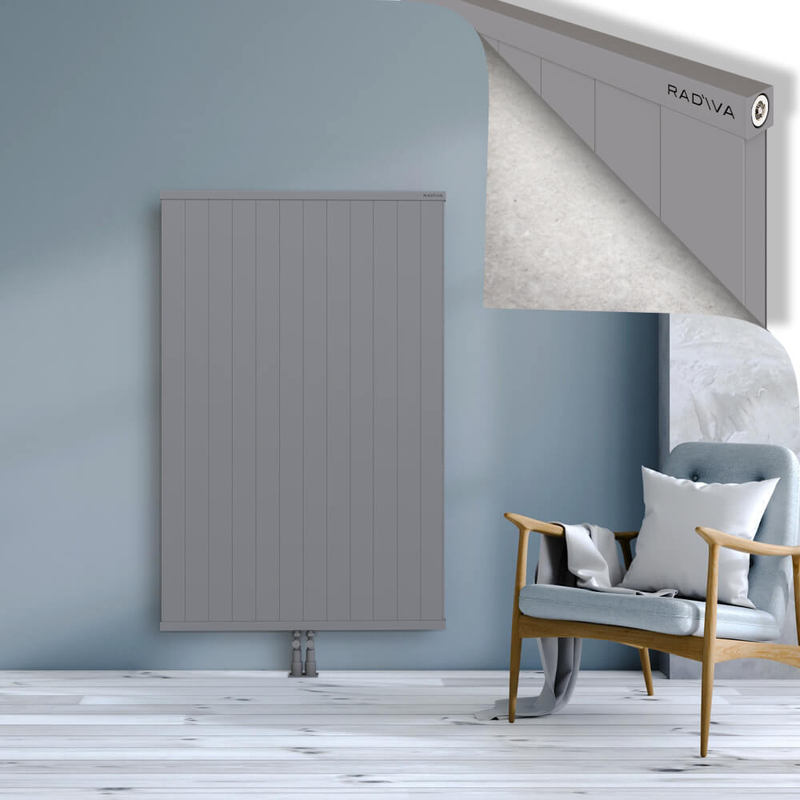 RIO Dekoratif Alüminyum Radyatör 1500x1204 Gri