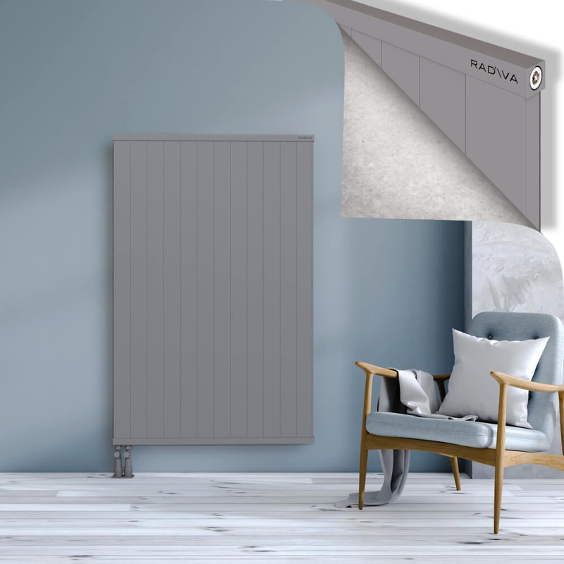 RIO Dekoratif Alüminyum Radyatör 1500x1204 Gri