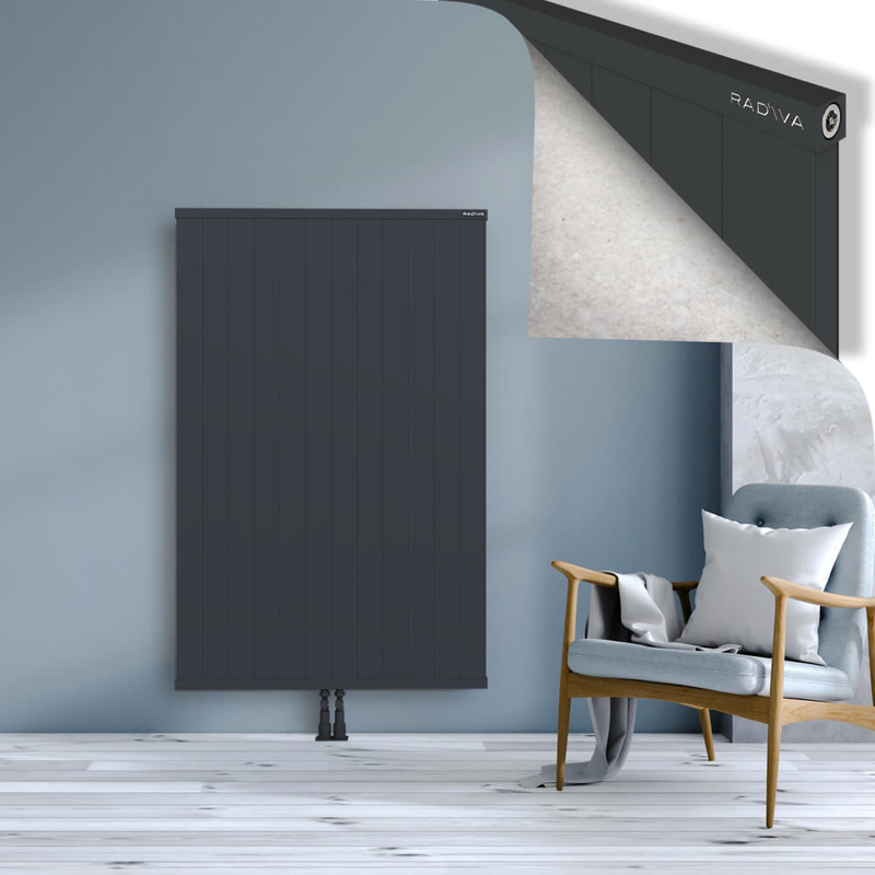 RIO Dekoratif Alüminyum Radyatör 1500x1204 Koyu Antrasit