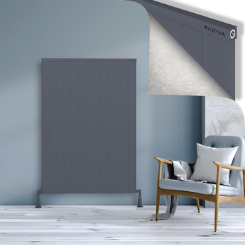Radiva - Rio Dekoratif Alüminyum Radyatör 1500x1304 Antrasit