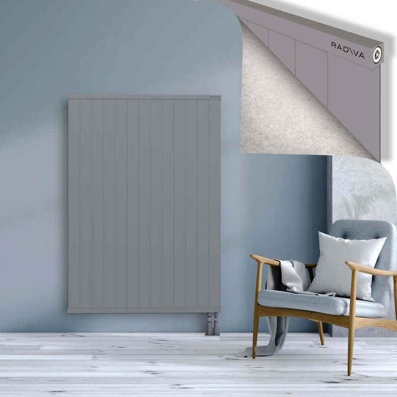 RIO Dekoratif Alüminyum Radyatör 1500x1304 Gri