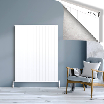 Radiva - Rio Dekoratif Alüminyum Radyatör 1500x1404 Beyaz