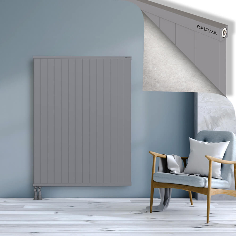RIO Dekoratif Alüminyum Radyatör 1500x1404 Gri