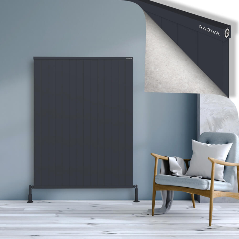 RIO Dekoratif Alüminyum Radyatör 1500x1404 Koyu Antrasit