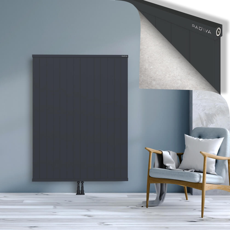 RIO Dekoratif Alüminyum Radyatör 1500x1404 Koyu Antrasit