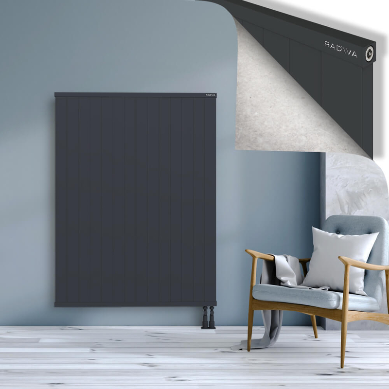 RIO Dekoratif Alüminyum Radyatör 1500x1404 Koyu Antrasit