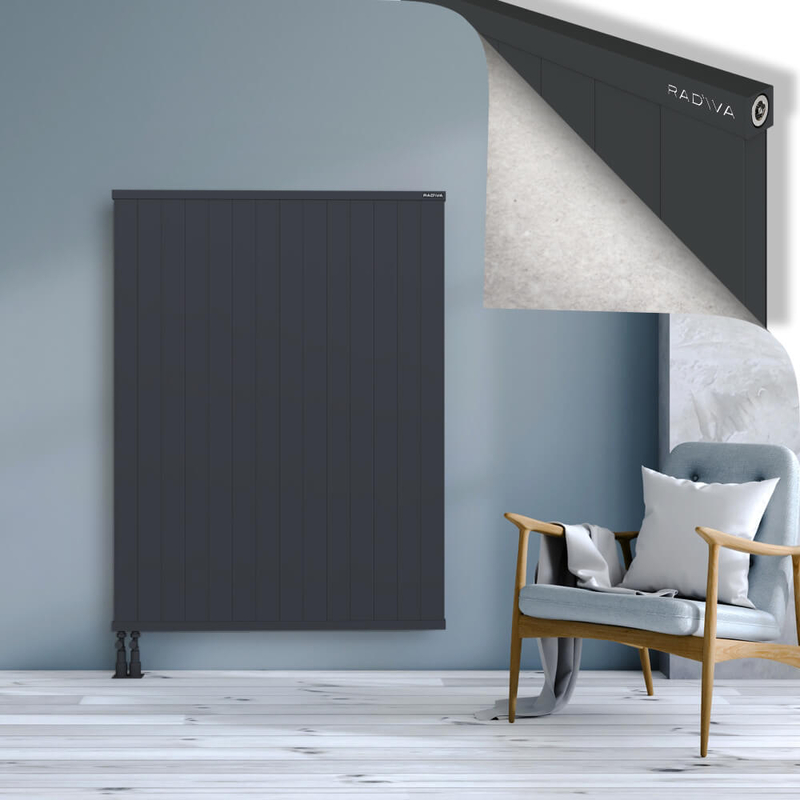 RIO Dekoratif Alüminyum Radyatör 1500x1404 Koyu Antrasit