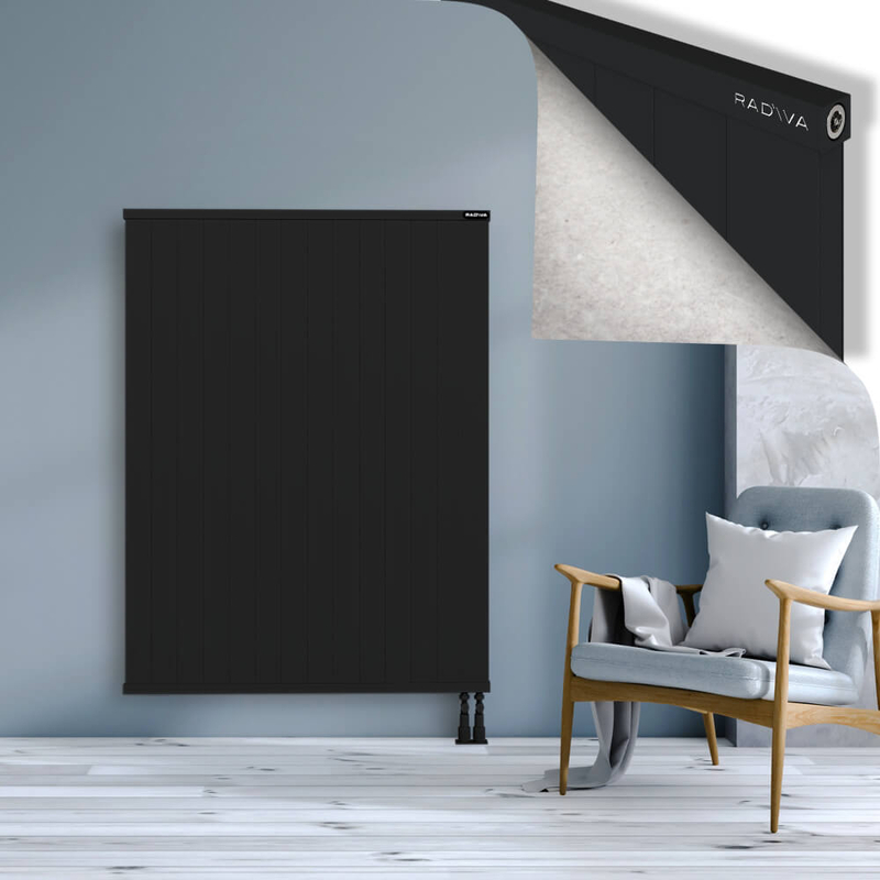 RIO Dekoratif Alüminyum Radyatör 1500x1404 Siyah