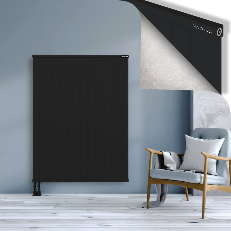 RIO Dekoratif Alüminyum Radyatör 1500x1404 Siyah