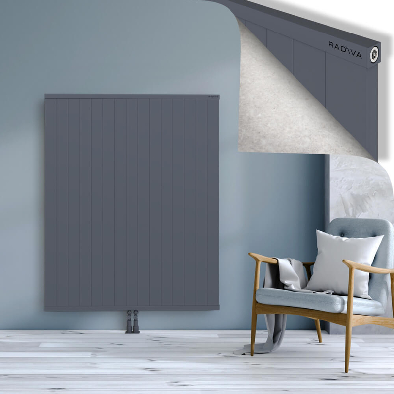 RIO Dekoratif Alüminyum Radyatör 1500x1504 Antrasit