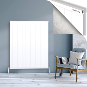 Radiva - Rio Dekoratif Alüminyum Radyatör 1500x1504 Beyaz