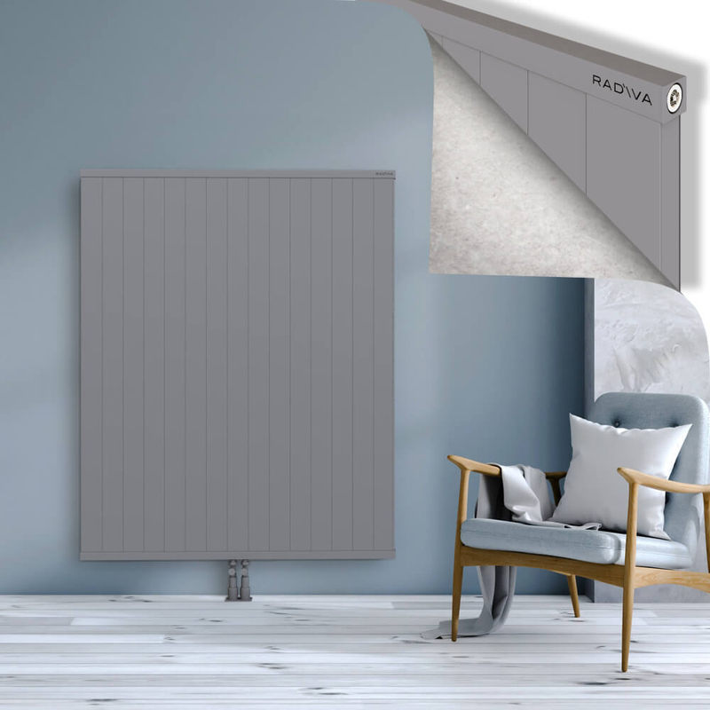 RIO Dekoratif Alüminyum Radyatör 1500x1504 Gri