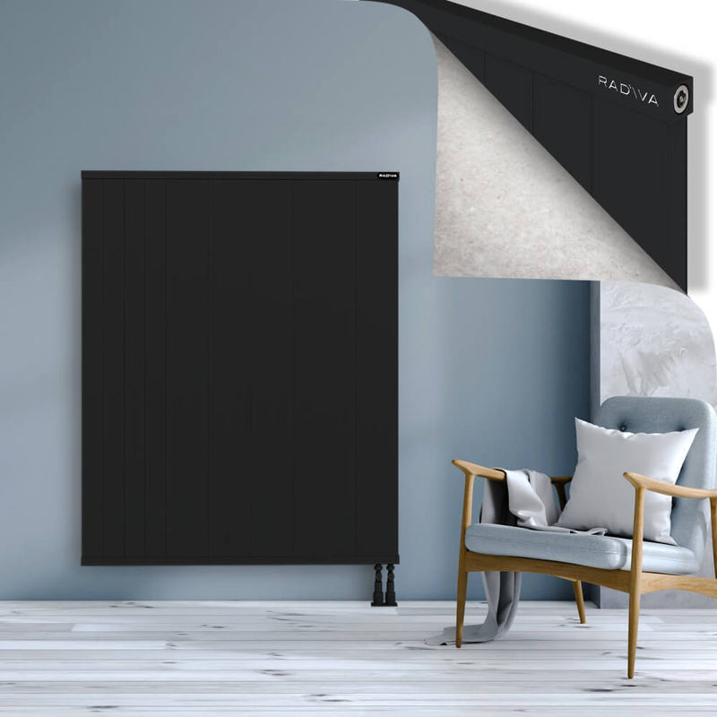 RIO Dekoratif Alüminyum Radyatör 1500x1504 Siyah