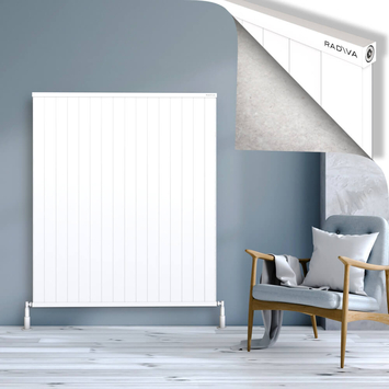Radiva - Rio Dekoratif Alüminyum Radyatör 1500x1604 Beyaz