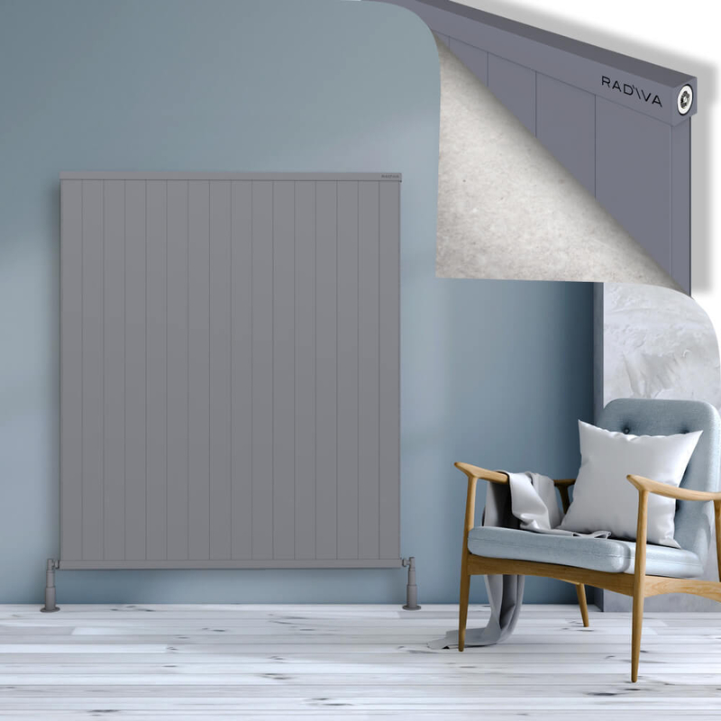 RIO Dekoratif Alüminyum Radyatör 1500x1604 Gri