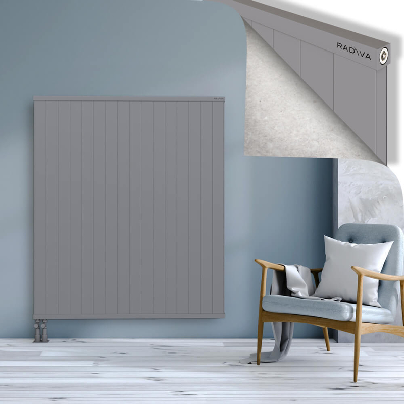 RIO Dekoratif Alüminyum Radyatör 1500x1604 Gri