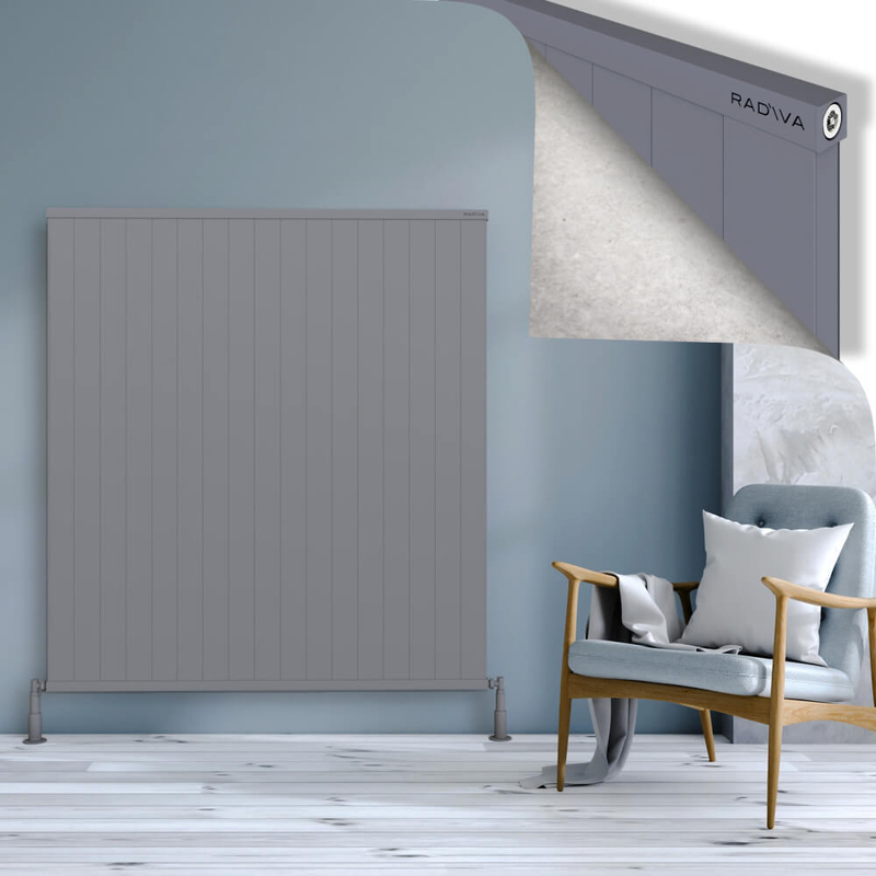 RIO Dekoratif Alüminyum Radyatör 1500x1704 Gri