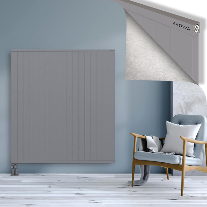 RIO Dekoratif Alüminyum Radyatör 1500x1704 Gri