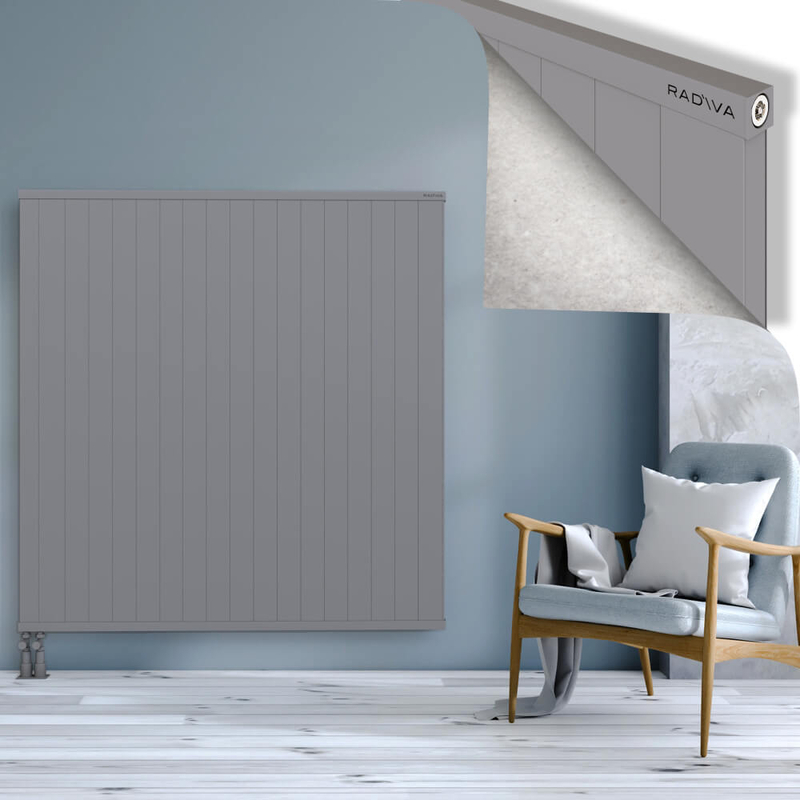 RIO Dekoratif Alüminyum Radyatör 1500x1804 Gri