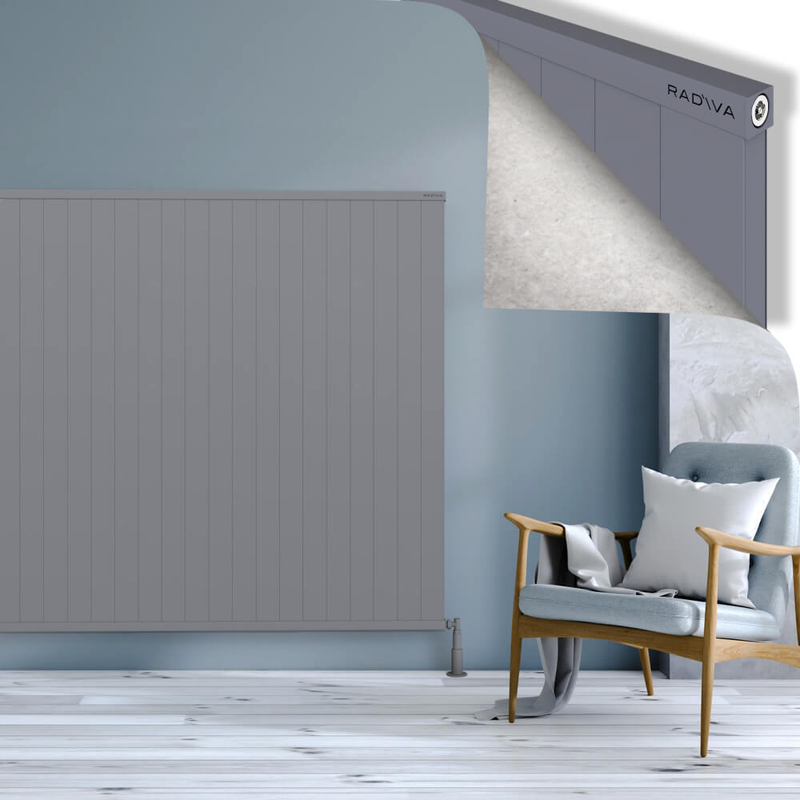RIO Dekoratif Alüminyum Radyatör 1500x2004 Gri