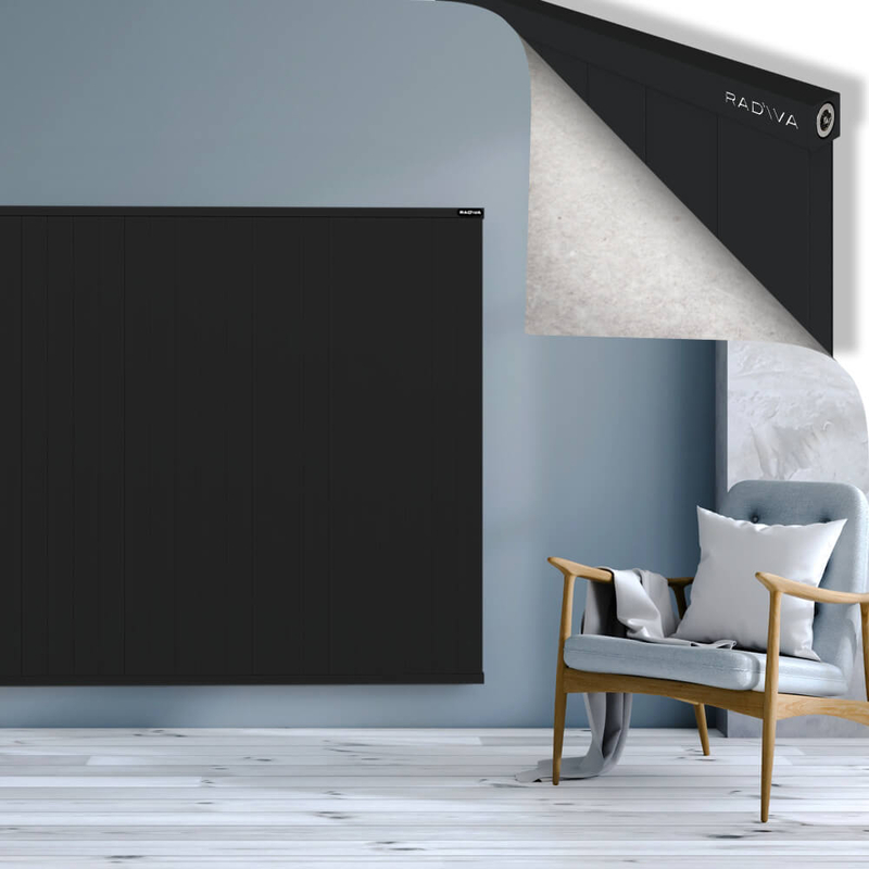 RIO Dekoratif Alüminyum Radyatör 1500x2204 Siyah