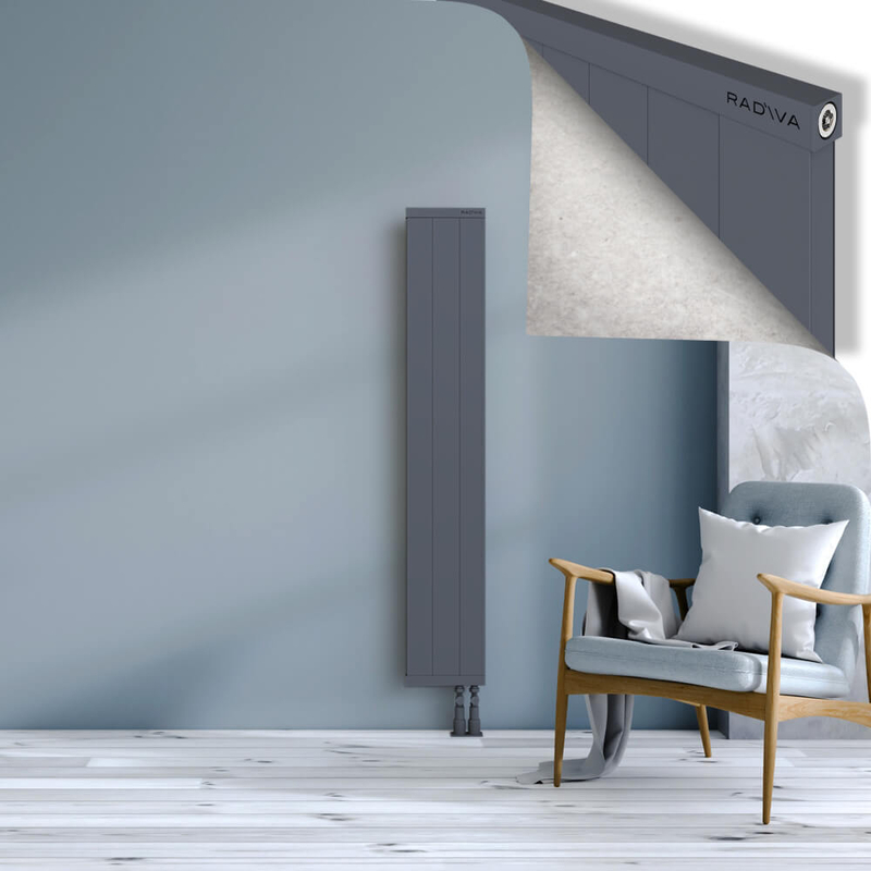 RIO Dekoratif Alüminyum Radyatör 1500x304 Antrasit