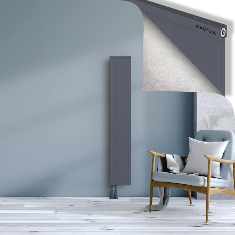 RIO Dekoratif Alüminyum Radyatör 1500x304 Antrasit
