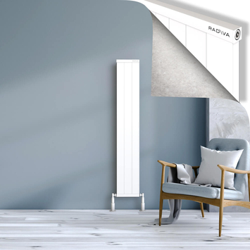 Radiva - Rio Dekoratif Alüminyum Radyatör 1500x304 Beyaz
