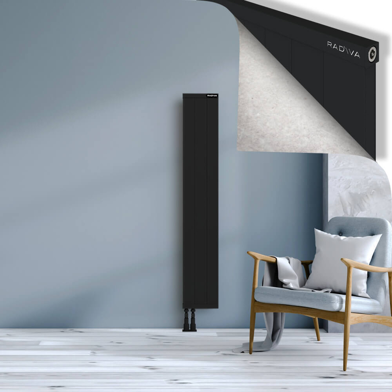 RIO Dekoratif Alüminyum Radyatör 1500x304 Siyah