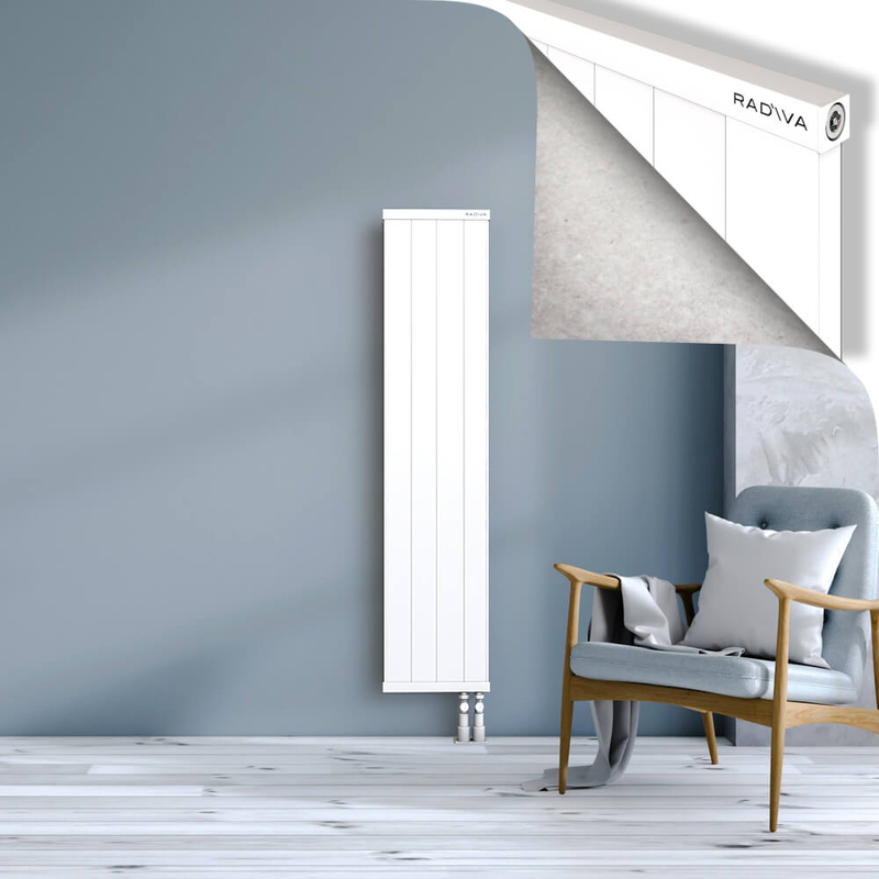 RIO Dekoratif Alüminyum Radyatör 1500x404 Beyaz
