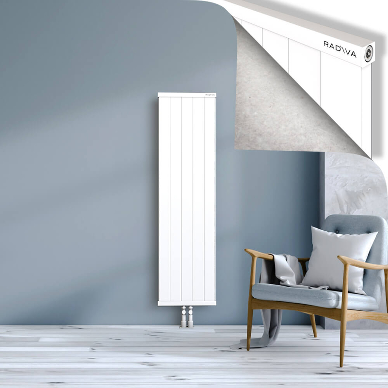 RIO Dekoratif Alüminyum Radyatör 1500x504 Beyaz