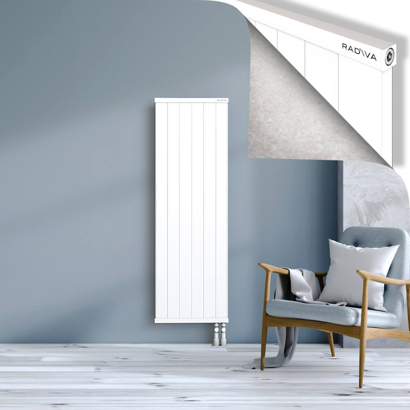 RIO Dekoratif Alüminyum Radyatör 1500x604 Beyaz