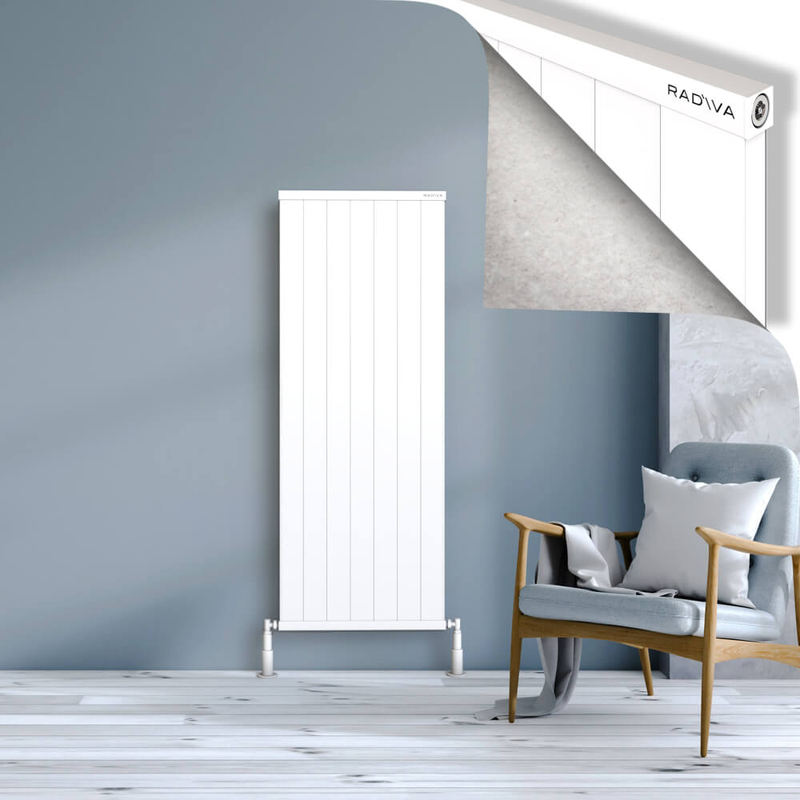 RIO Dekoratif Alüminyum Radyatör 1500x704 Beyaz