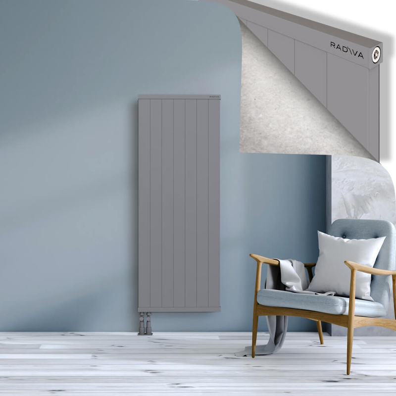 RIO Dekoratif Alüminyum Radyatör 1500x704 Gri