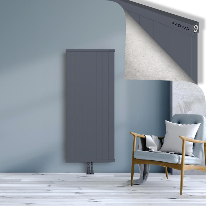 RIO Dekoratif Alüminyum Radyatör 1500x804 Antrasit