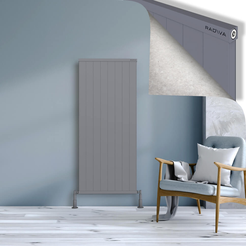 RIO Dekoratif Alüminyum Radyatör 1500x804 Gri