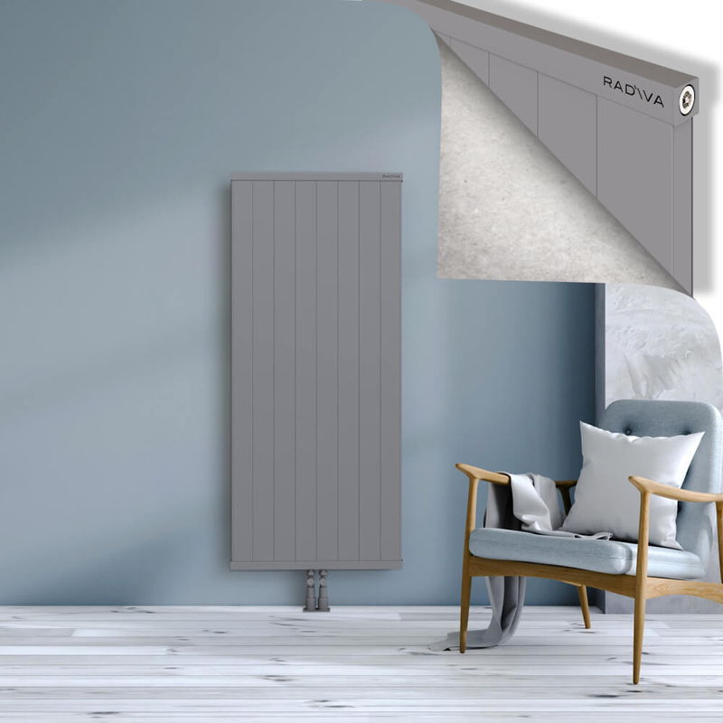 RIO Dekoratif Alüminyum Radyatör 1500x804 Gri