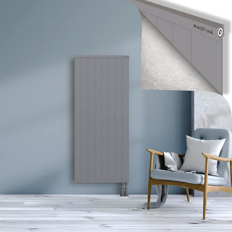 RIO Dekoratif Alüminyum Radyatör 1500x804 Gri