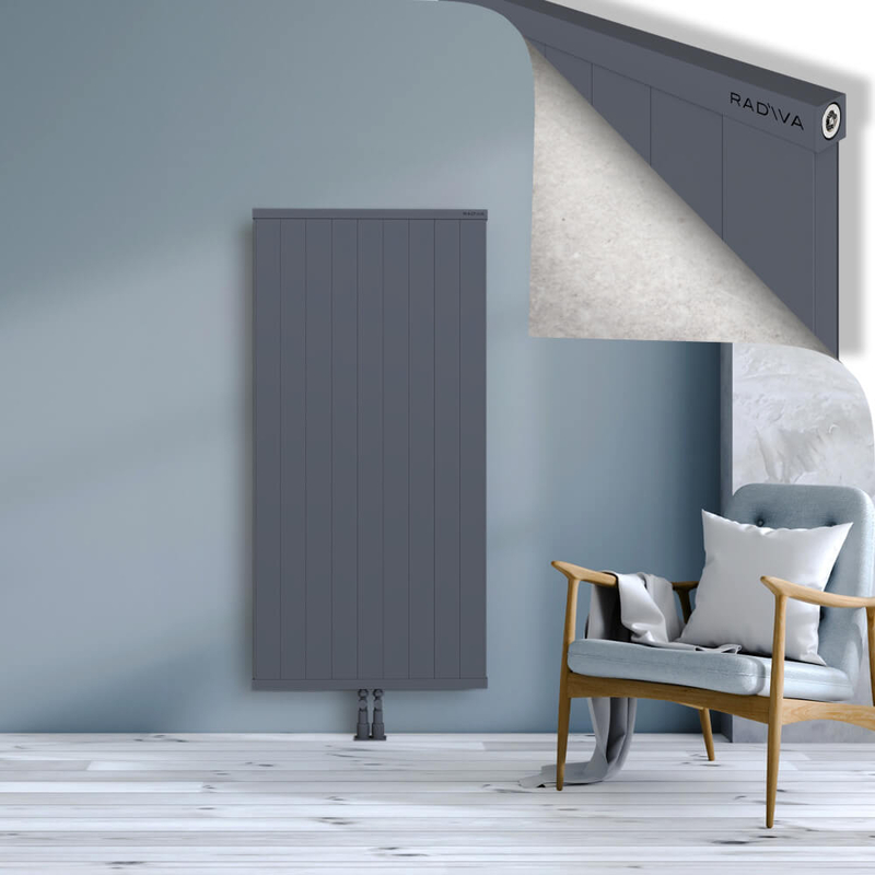 RIO Dekoratif Alüminyum Radyatör 1500x904 Antrasit