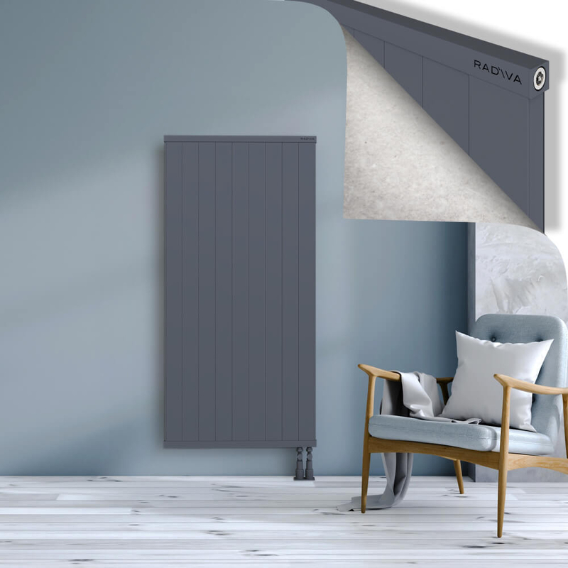 RIO Dekoratif Alüminyum Radyatör 1500x904 Antrasit
