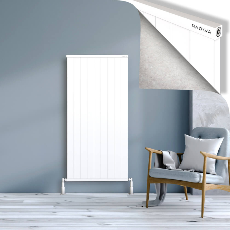 RIO Dekoratif Alüminyum Radyatör 1500x904 Beyaz