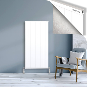 Radiva - Rio Dekoratif Alüminyum Radyatör 1500x904 Beyaz