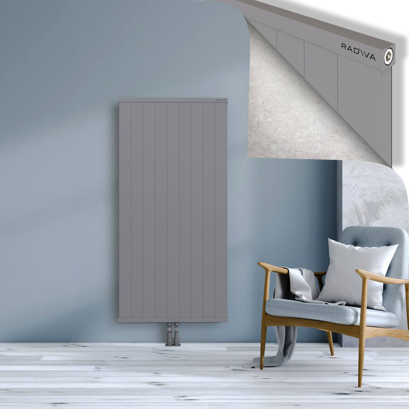 RIO Dekoratif Alüminyum Radyatör 1500x904 Gri